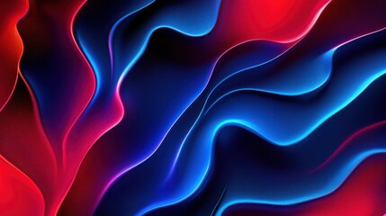 Obraz premium Abstract Neon Waves