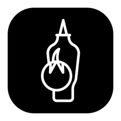 Tomato Sauce Vector Icons