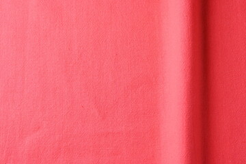 red texture of fabric textile, abstract image for fashion cloth design background