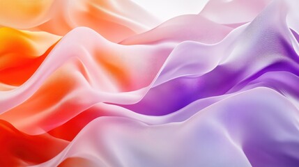 Fototapeta premium Abstract Colorful Fabric Waves