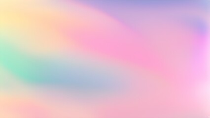 Obraz premium A soft, abstract gradient with pastel colors creating a dreamy atmosphere.