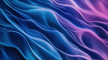 Fototapeta premium Abstract Wavy Background with Blue and Pink Colors