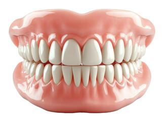 Obraz premium Realistic 3D Model of Human Teeth and Gums