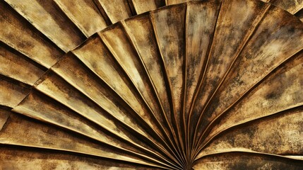 Abstract Metal Fan