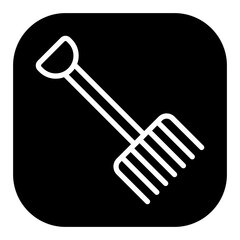 Farm Fork Vector Icons