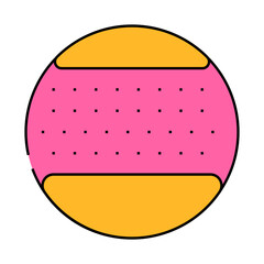 microfiber with handle line icon vector. microfiber with handle sign. isolated symbol illustration