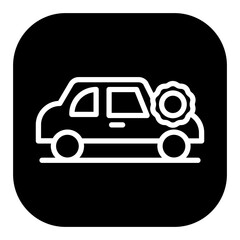 Wedding Car Vector Icons