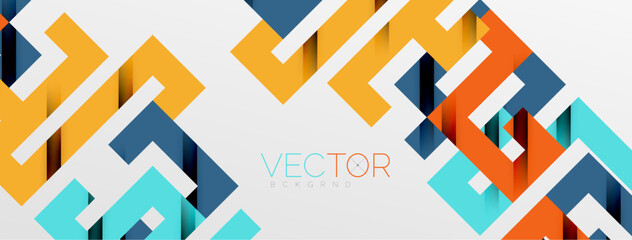 Obraz premium Color bend lines with shadow texture effect. Vector Illustration For Wallpaper, Banner, Background, Card, Book Illustration, landing page
