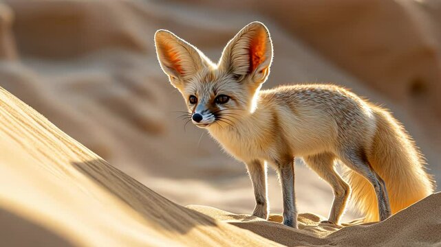 Fennec Fox in the Desert