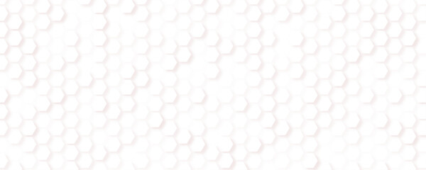 3d Hexagonal structure futuristic white background and Embossed Hexagon, Seamless pattern of hexagons background technology with hexagons. 
