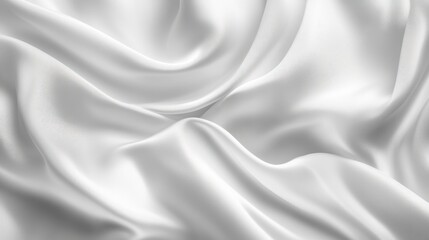 Obraz premium White Satin Fabric Texture