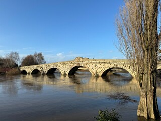 Fototapeta premium Bridge over a River