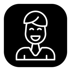 Smiling Man Vector Icons