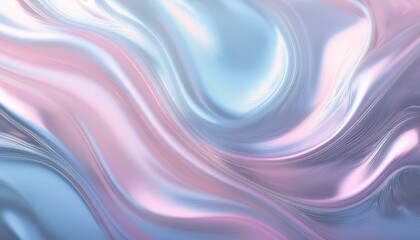 Obraz premium liquid metal fluids in pastel colors