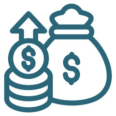 Profit Icon Element For Design