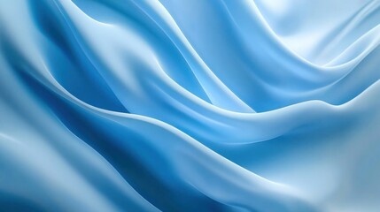 Obraz premium Abstract Blue Silk Drapery