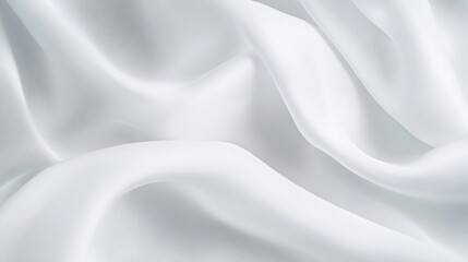Naklejka premium White Fabric Drape