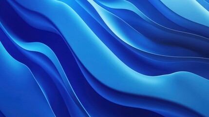 Obraz premium Abstract Blue Waves