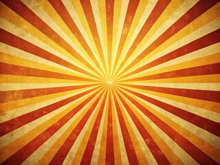 Obraz premium A retro sunburst rays background featuring warm hues, perfect for creative and artistic projects, adds vibrant energy and nostalgia to any design.