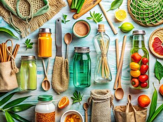 Embrace a zero-waste lifestyle through eco-friendly choices, prioritizing sustainability and eliminating plastic to protect our planet for future generations.