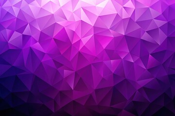 Fototapeta premium Vibrant purple polygonal background featuring a smooth gradient texture, perfect for posters, banners, and card designs that need a modern and artistic touch.
