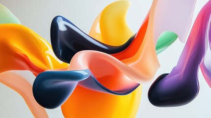 Abstract Colorful Shapes