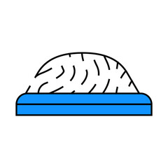 balancing platform line icon vector. balancing platform sign. isolated symbol illustration