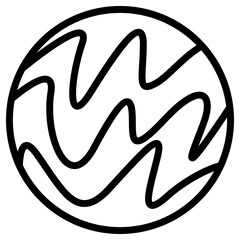 Planet Storm Icon