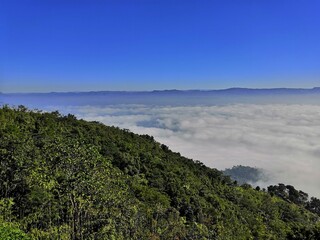 view from the top of mountain