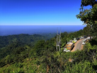 view from the top of the mountain