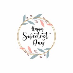 Happy Sweetest Day  , vektor badkground banner