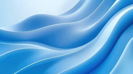 Obraz premium Abstract Blue Waves