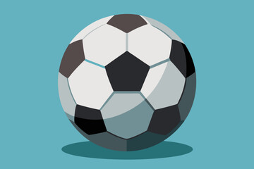 Obraz premium Cute Foot ball vector art illustration