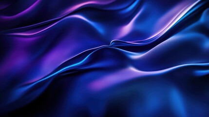 Obraz premium Abstract Blue Purple Satin Fabric Texture