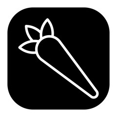 Carrot Plant Vector Icons