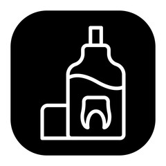 Mouthwash Vector Icons