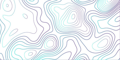 Abstract white colorful Topographic line map background shadows. Contour elevation topographic and textured Background Modern design with White background with topographic wavy pate for decoration.	
