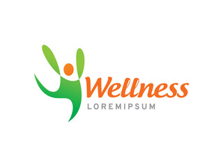 Fototapeta premium People logo symbol or icon template