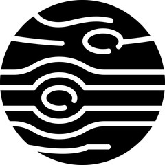 Jupiter planet icon © kmgdesignid