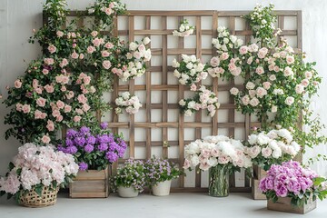 Naklejka premium Rose and beautiful bouquet leaves