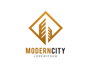 City logo symbol or icon template