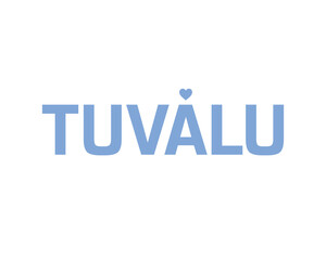 I love Tuvalu, Typographic design of I love TUVALU with a national flag and heart on white background, Vector design of I love TUVALU, Independence Day of TUVALU, TUVALU Typographic Design