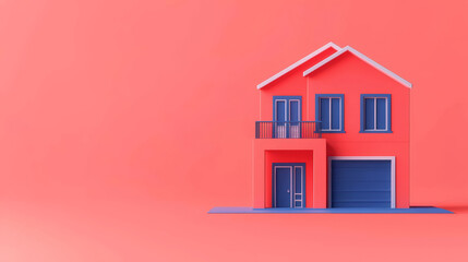 3D Isometric Flat  Illustration of Rent Vs Sell Property, Making Decision