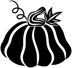 thanksgiving illustration autumn silhouette fall logo maple icon october outline thankful grateful flowers leaves leaf pumpkin nature harvest foliage shape kids vector graphic background