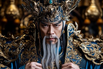 Desire for immortality depicted in a magical realm, where an emperor sacrifices everything for eternal life