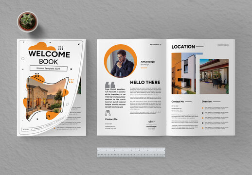 Welcome Book Brochure Template