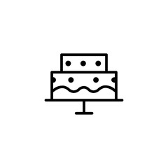 cake line icon