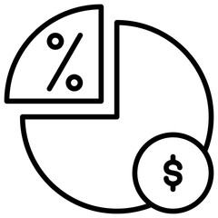 Dividends Outline Icon