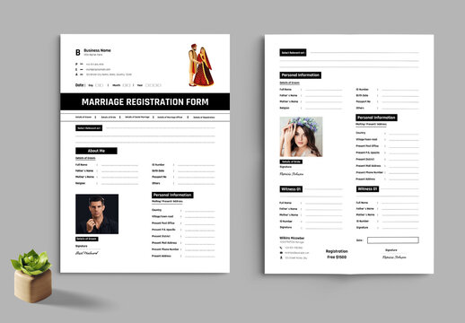 Marriage Registraion Template