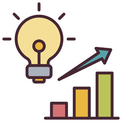 Growth Mindset Outline Color Icon